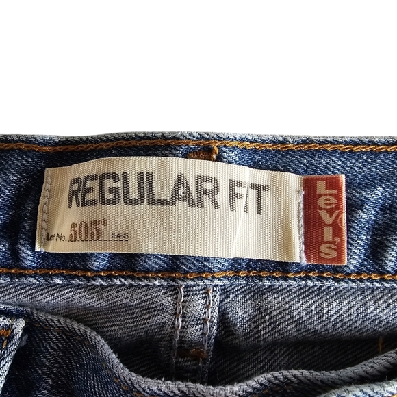 Levi's 505 Regular Fit Jeans Men's 36 x 34 Y2K - Picture 6 of 11